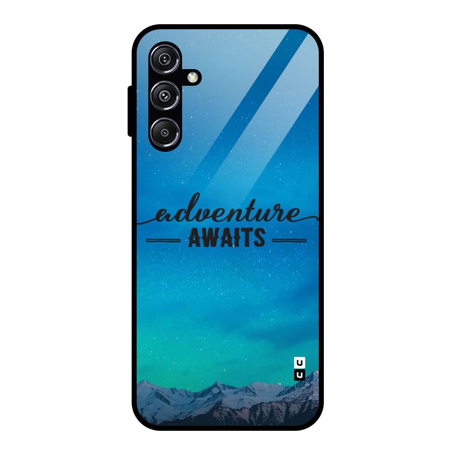 Adventure Awaits Glass Back Case for Galaxy M34 5G