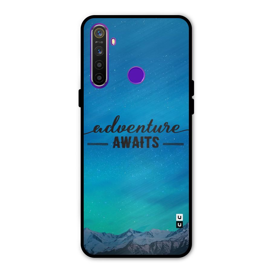 Adventure Awaits Glass Back Case for Realme 5s