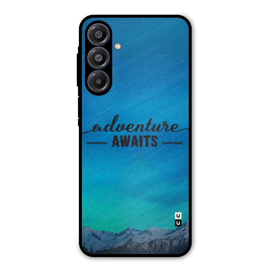 Adventure Awaits Metal Back Case for Galaxy A16 5G