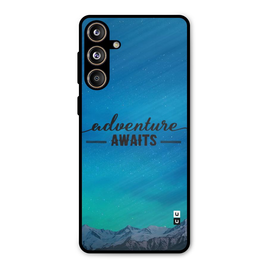 Adventure Awaits Metal Back Case for Galaxy F55