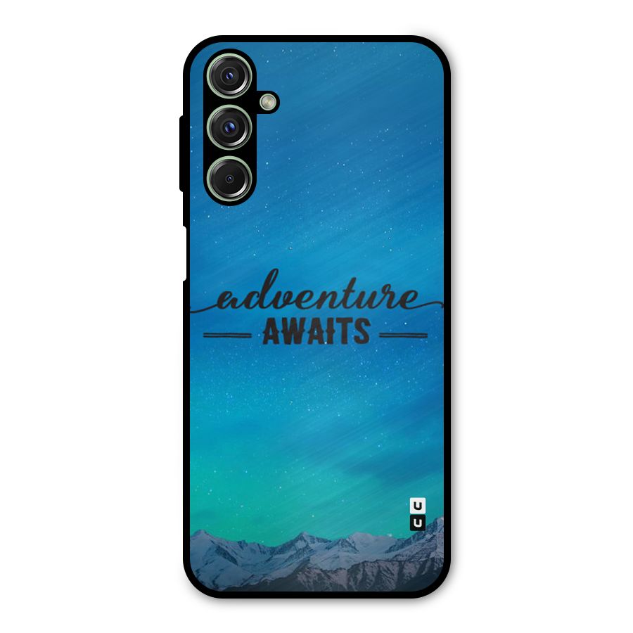 Adventure Awaits Metal Back Case for Galaxy M34
