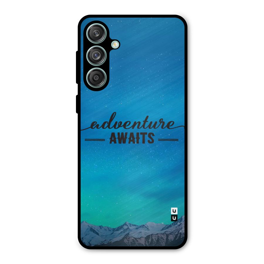 Adventure Awaits Metal Back Case for Galaxy M55 5G