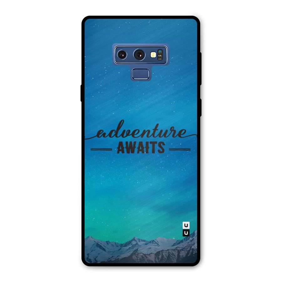 Adventure Awaits Metal Back Case for Galaxy Note 9