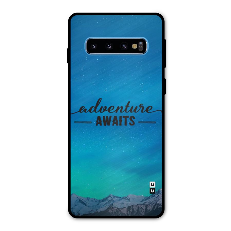 Adventure Awaits Metal Back Case for Galaxy S10