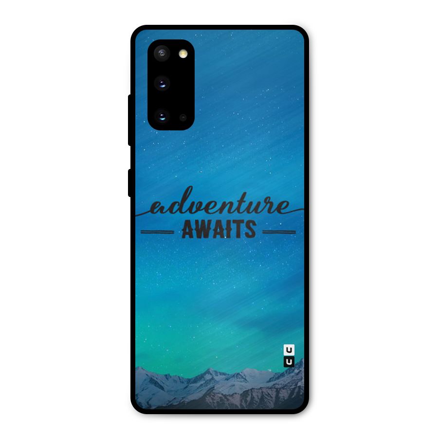 Adventure Awaits Metal Back Case for Galaxy S20