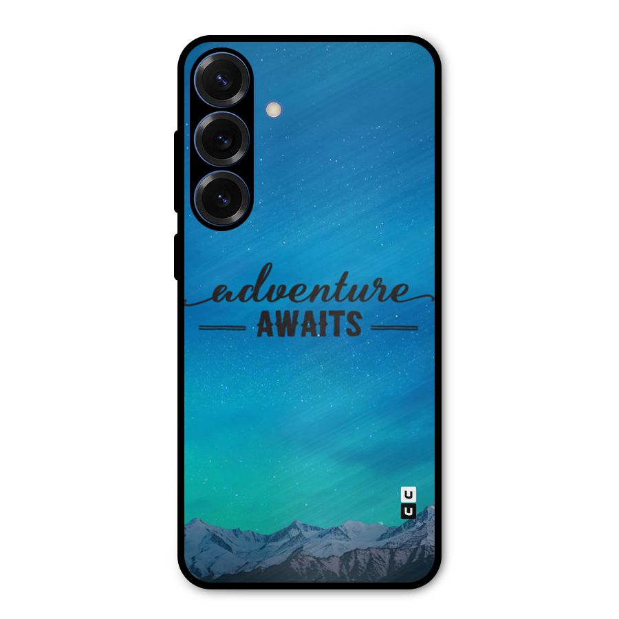 Adventure Awaits Metal Back Case for Galaxy S25 Plus
