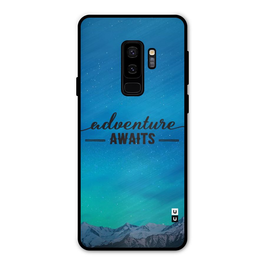 Adventure Awaits Metal Back Case for Galaxy S9 Plus