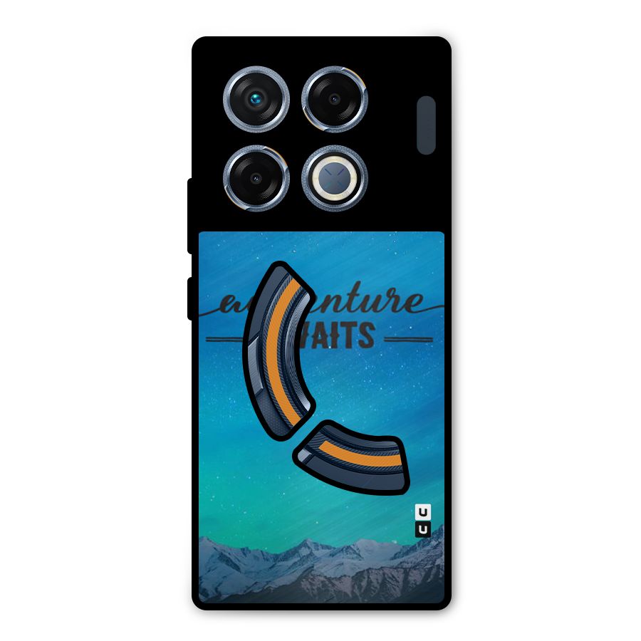 Adventure Awaits Metal Back Case for Infinix GT 20 Pro