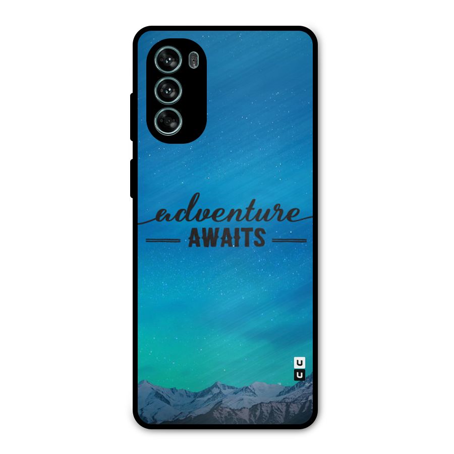 Adventure Awaits Metal Back Case for Moto G62