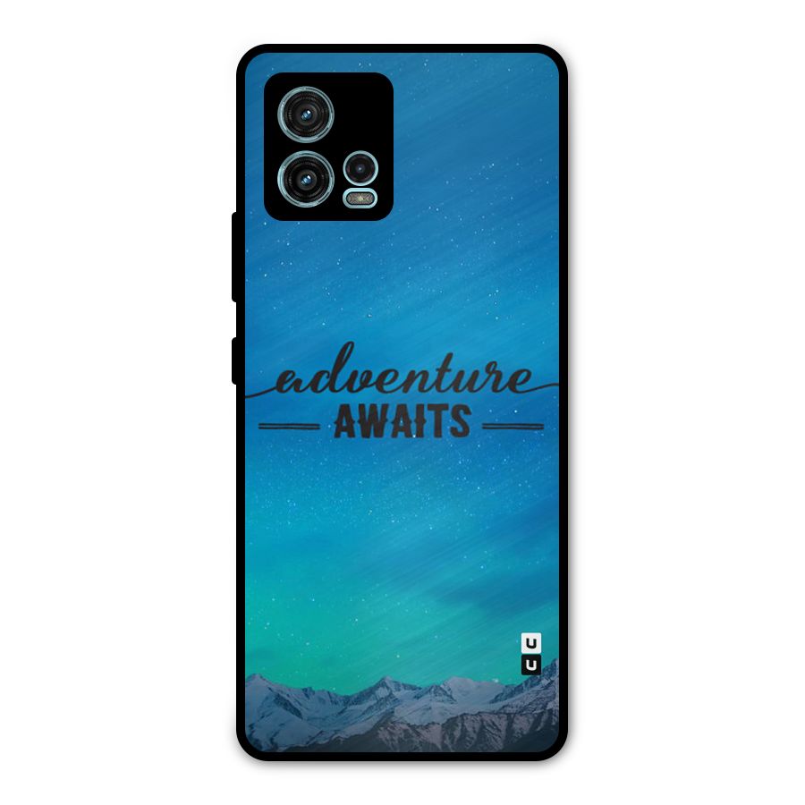 Adventure Awaits Metal Back Case for Moto G72