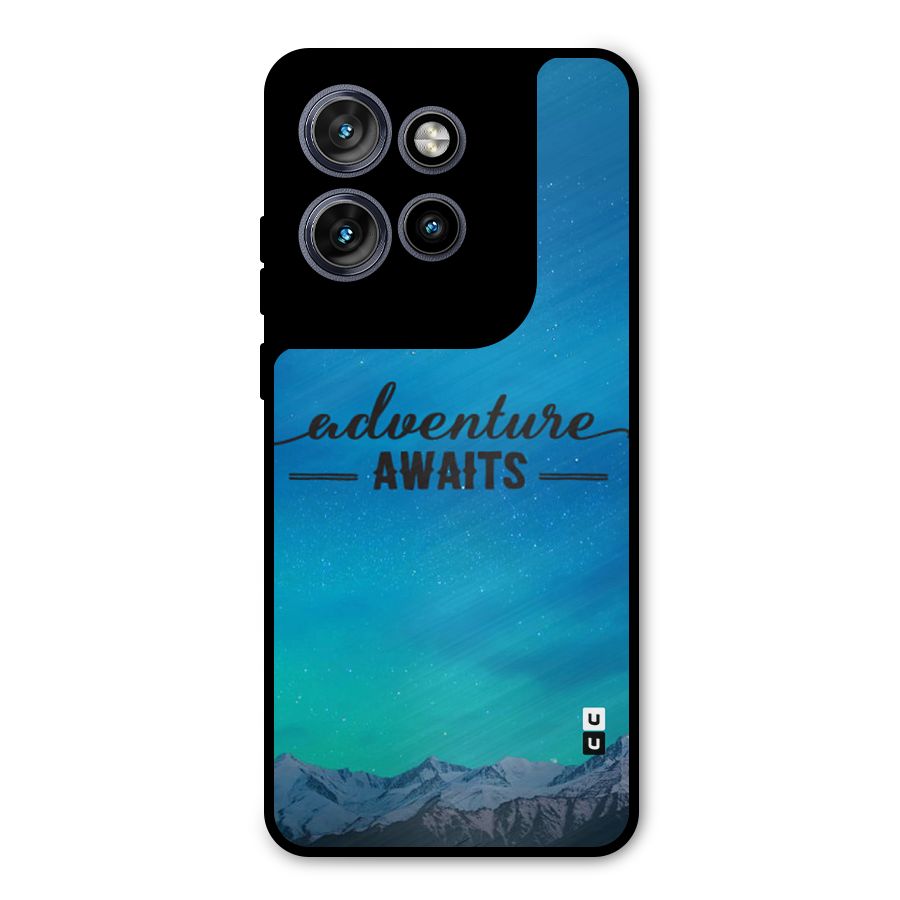 Adventure Awaits Metal Back Case for Motorola Edge 50 Neo