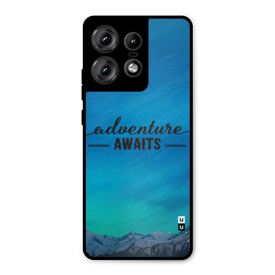 Adventure Awaits Metal Back Case for Motorola Edge 50 Pro