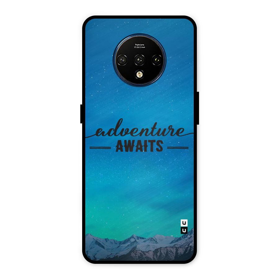 Adventure Awaits Metal Back Case for OnePlus 7T