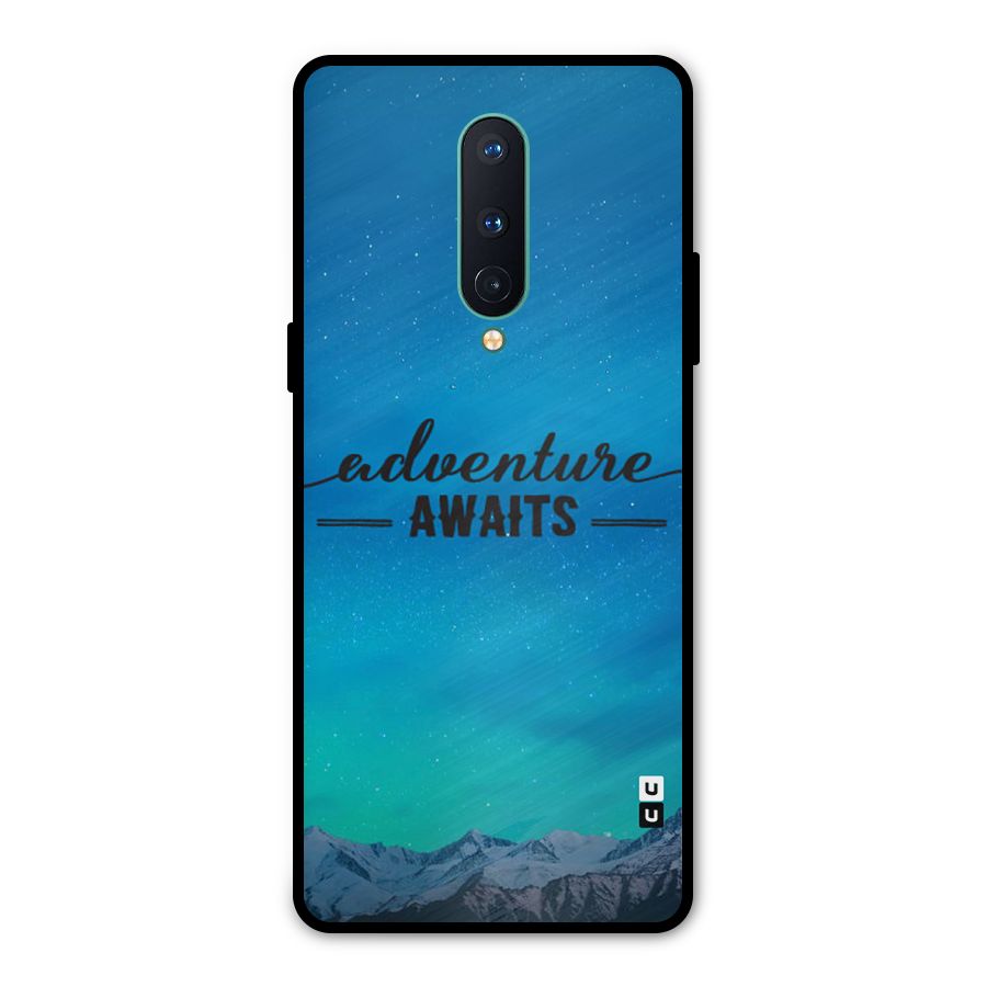 Adventure Awaits Metal Back Case for OnePlus 8