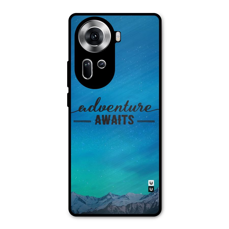 Adventure Awaits Metal Back Case for Oppo Reno11 5G