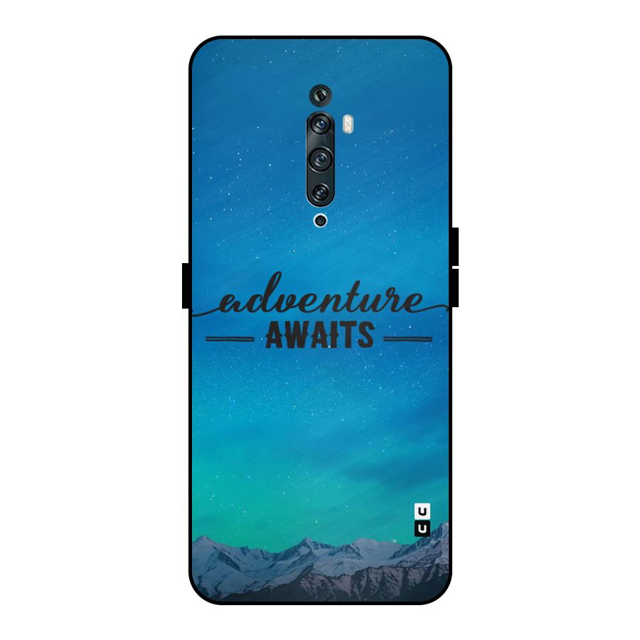 Adventure Awaits Metal Back Case for Oppo Reno2 Z