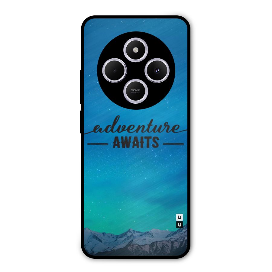 Adventure Awaits Metal Back Case for Poco C75 5G