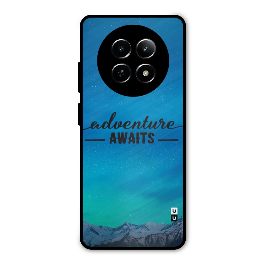 Adventure Awaits Metal Back Case for Realme 12x 5G