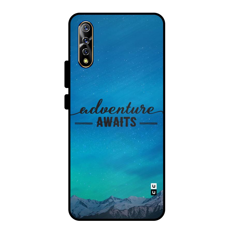Adventure Awaits Metal Back Case for Vivo S1
