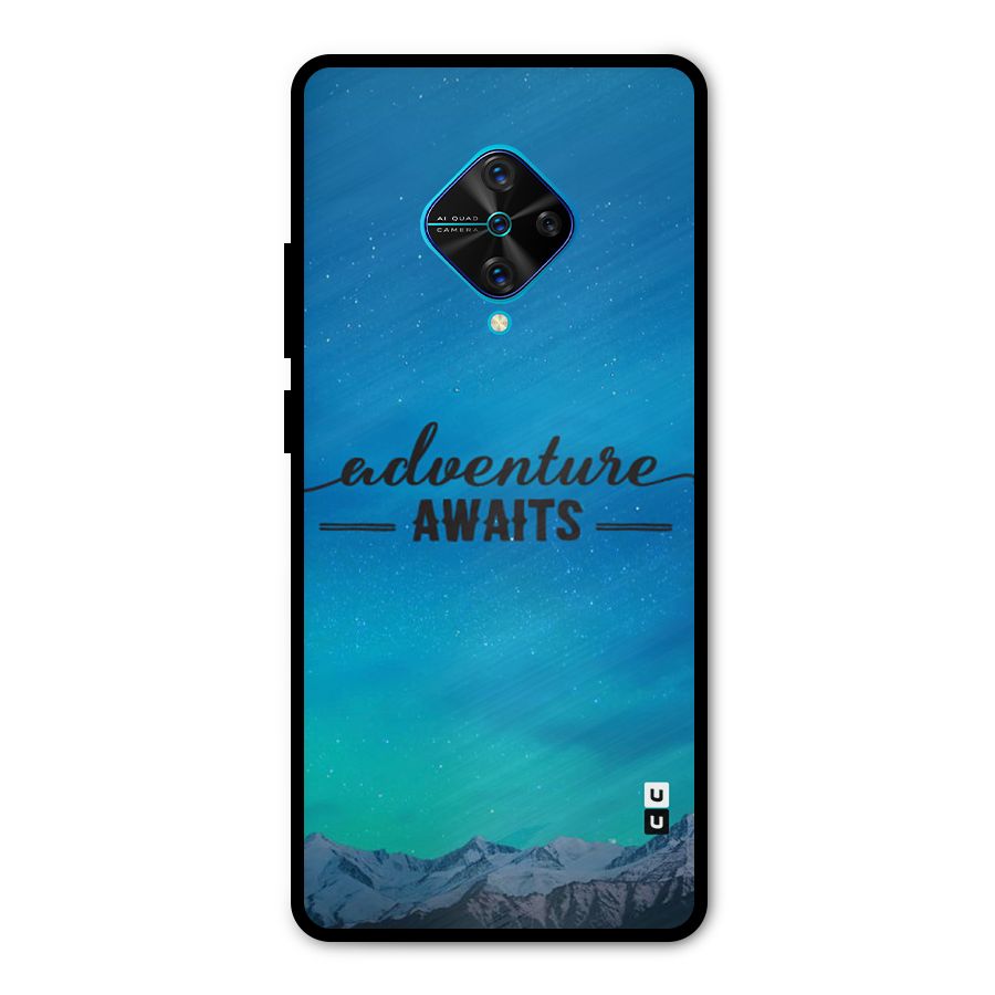Adventure Awaits Metal Back Case for Vivo S1 Pro