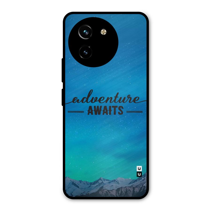 Adventure Awaits Metal Back Case for Vivo T3x