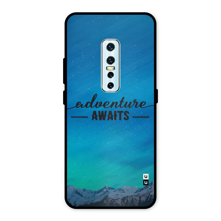 Adventure Awaits Metal Back Case for Vivo V17 Pro