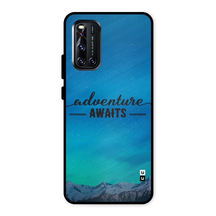 Adventure Awaits Metal Back Case for Vivo V19