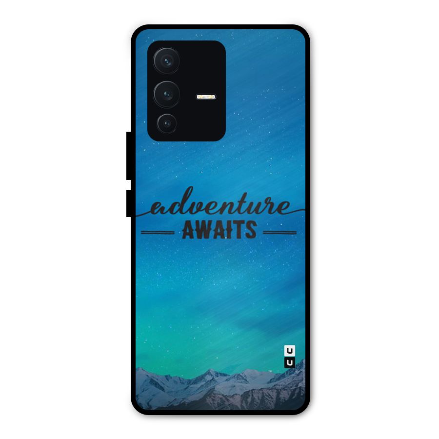 Adventure Awaits Metal Back Case for Vivo V23 Pro