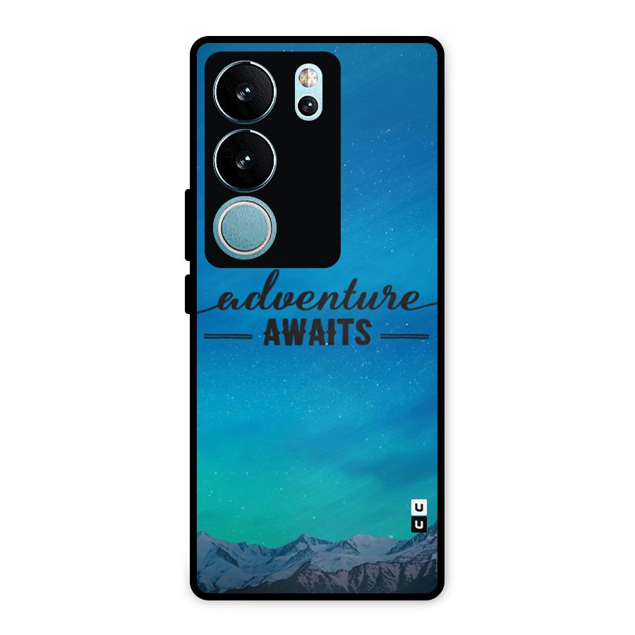 Adventure Awaits Metal Back Case for Vivo V29