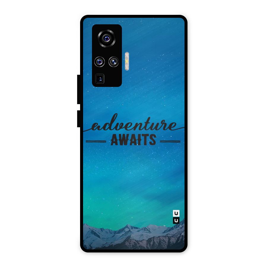 Adventure Awaits Metal Back Case for Vivo X50 Pro