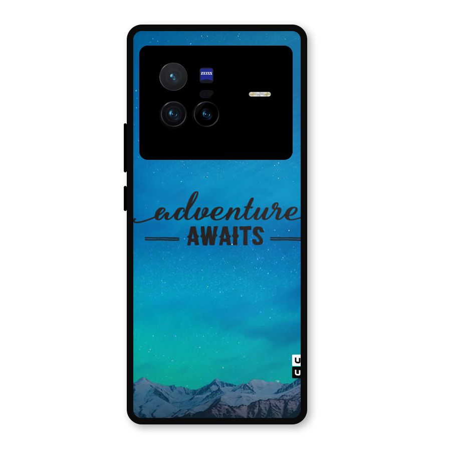 Adventure Awaits Metal Back Case for Vivo X80
