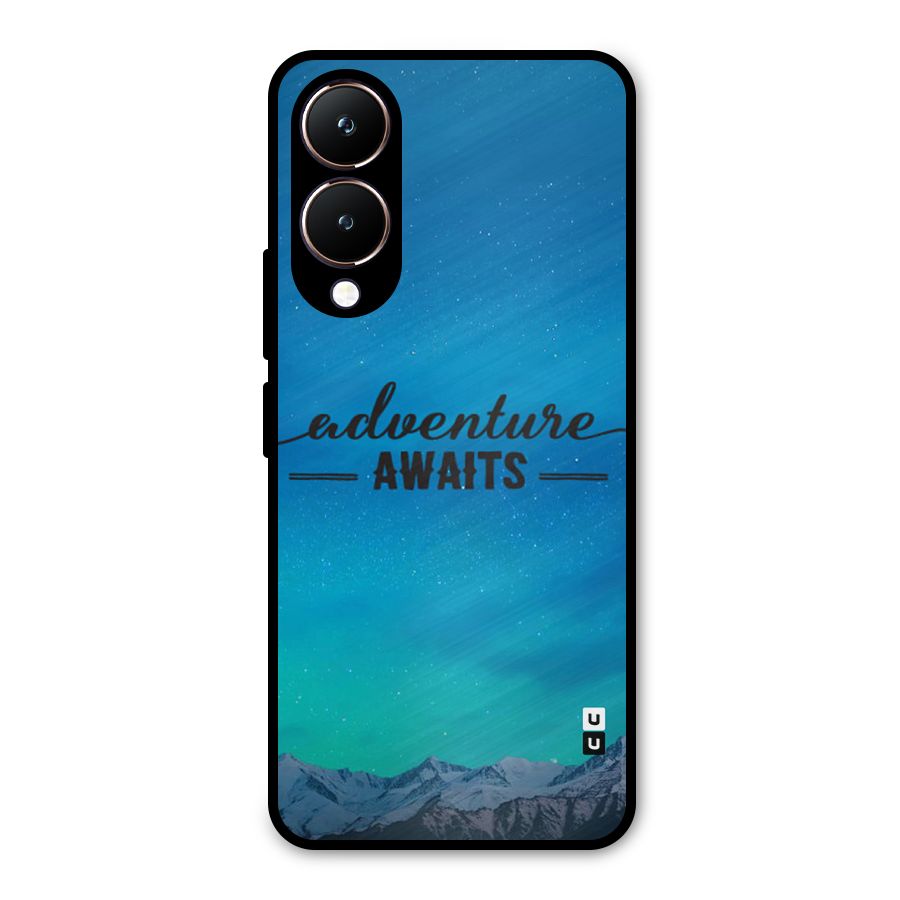 Adventure Awaits Metal Back Case for Vivo Y28