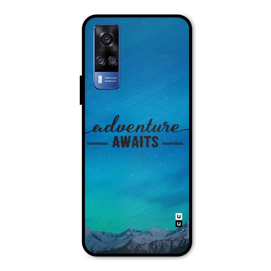 Adventure Awaits Metal Back Case for Vivo Y51A