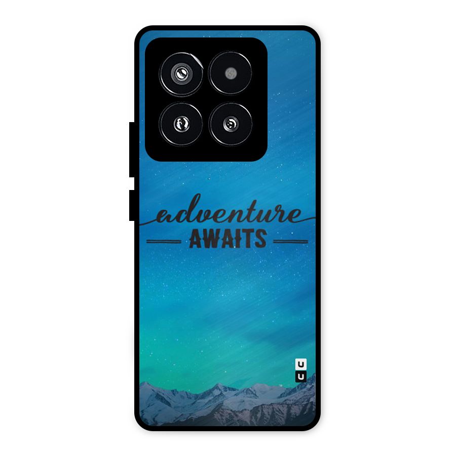 Adventure Awaits Metal Back Case for Xiaomi 14 Pro