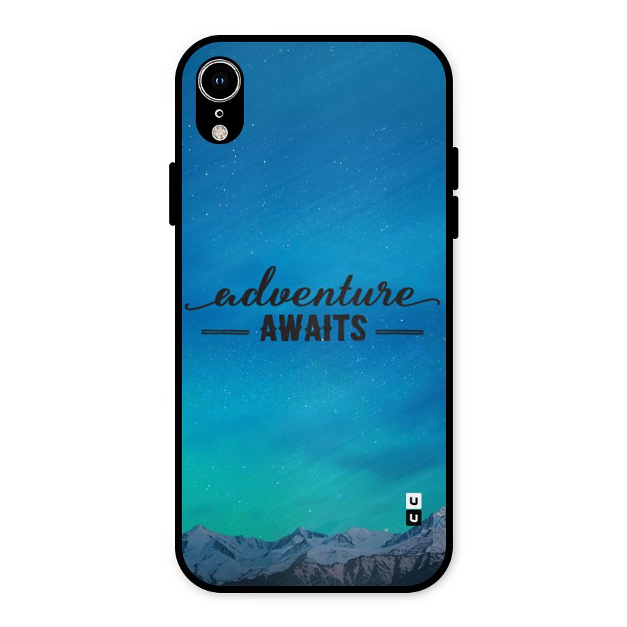 Adventure Awaits Metal Back Case for iPhone XR