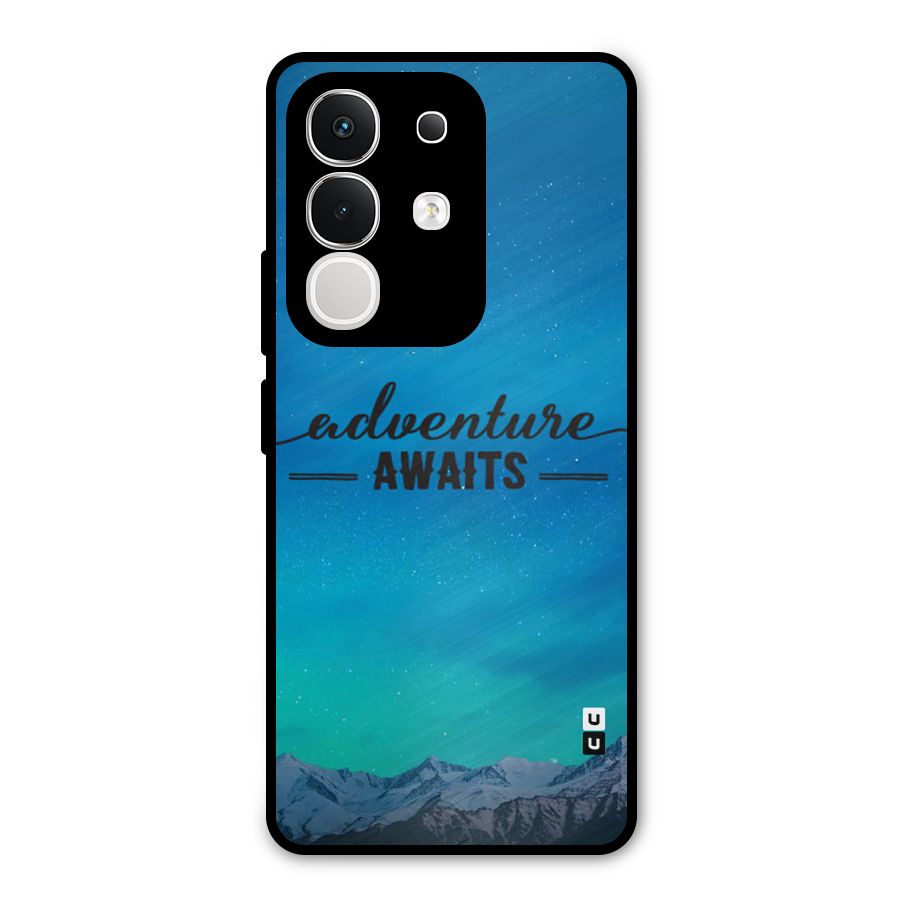 Adventure Awaits Metal Back Case for iQOO Z10x
