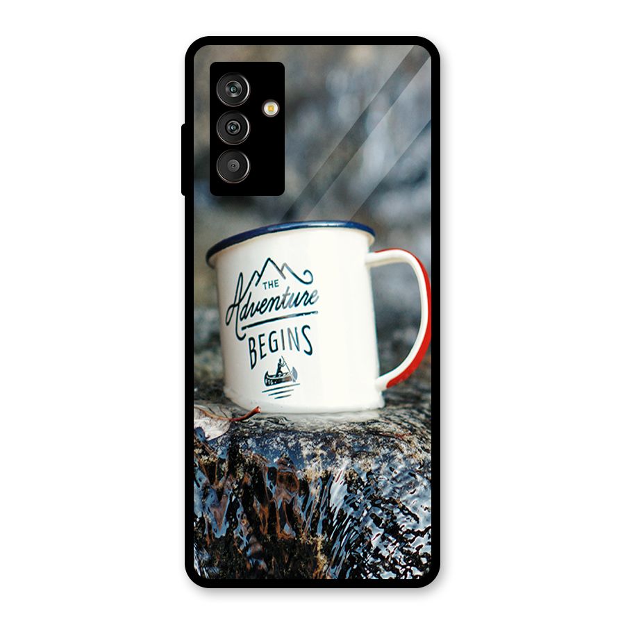 Adventure Begins Glass Back Case for Galaxy M13