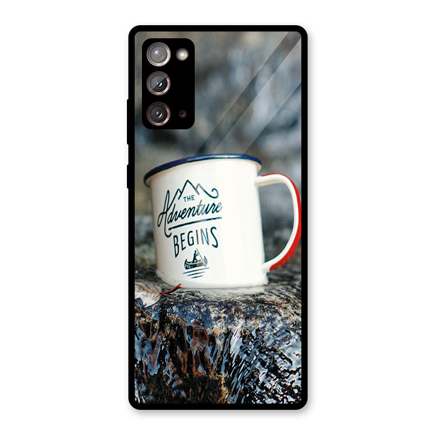 Adventure Begins Glass Back Case for Galaxy Note 20