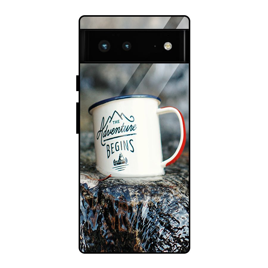 Adventure Begins Glass Back Case for Google Pixel 6