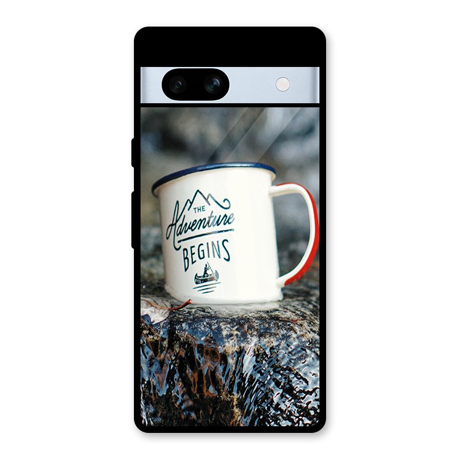Adventure Begins Glass Back Case for Google Pixel 7a
