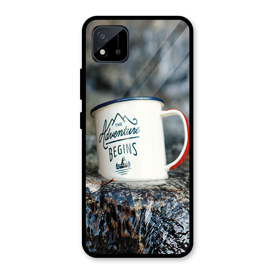 Adventure Begins Glass Back Case for Realme C11 2021