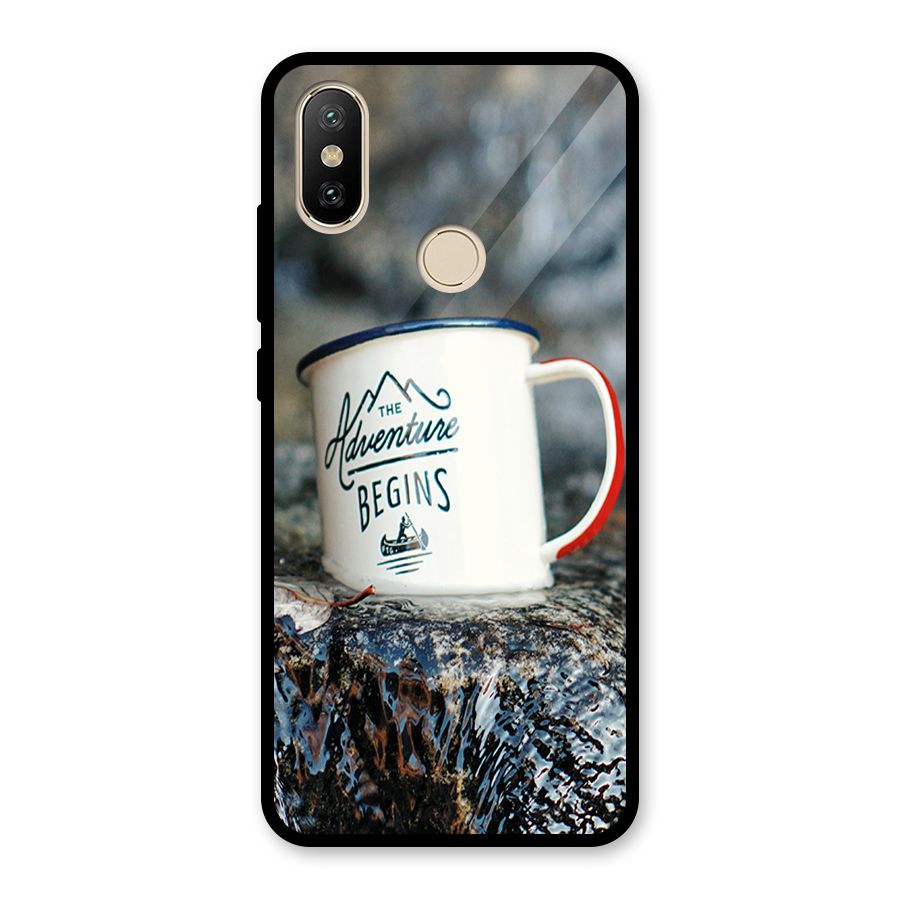 Adventure Begins Glass Back Case for Redmi A2