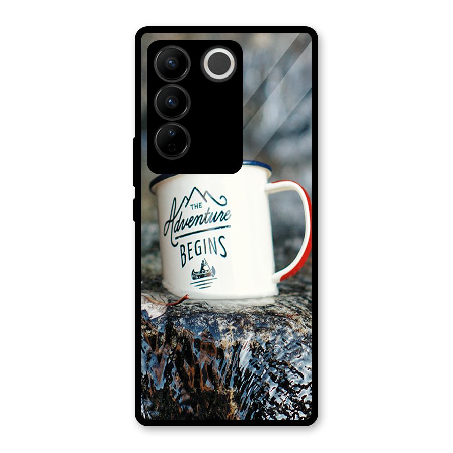Adventure Begins Glass Back Case for Vivo V27