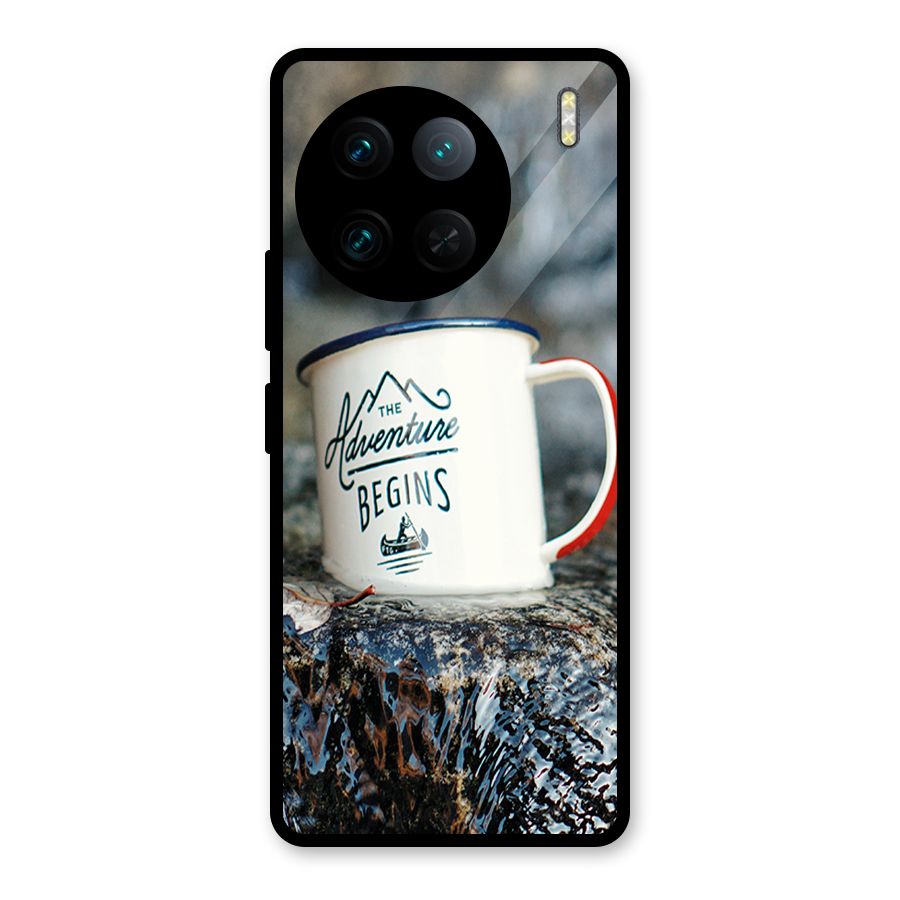 Adventure Begins Glass Back Case for Vivo X90 Pro