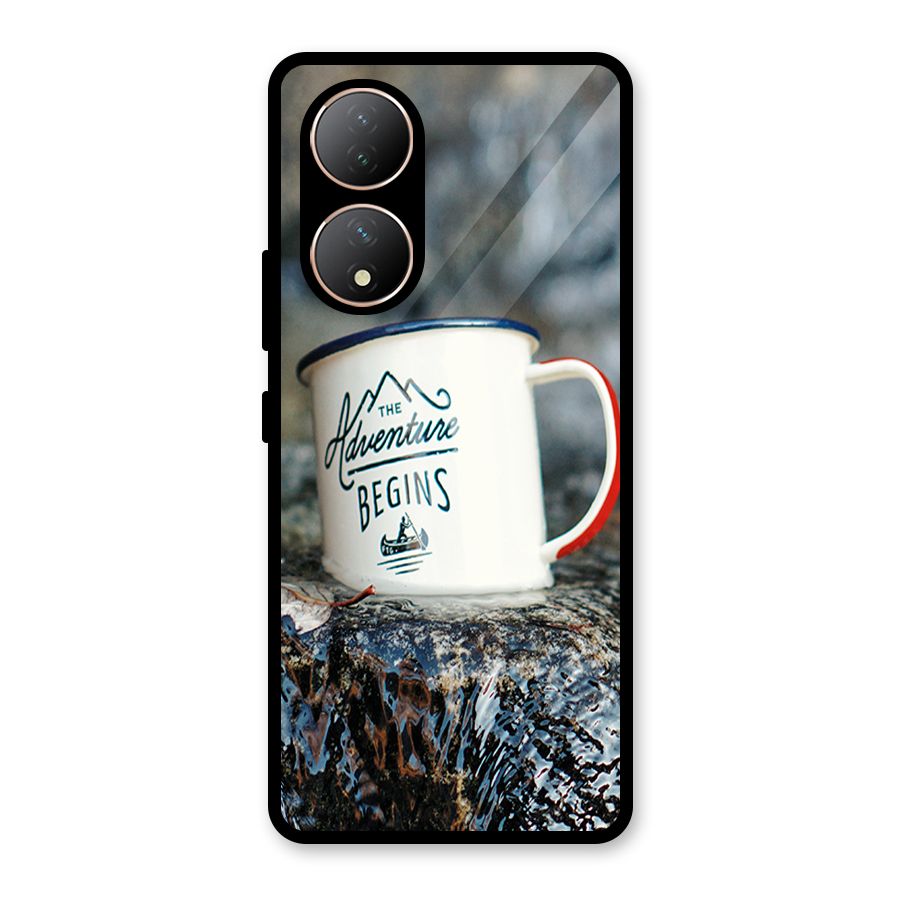 Adventure Begins Glass Back Case for Vivo Y100A