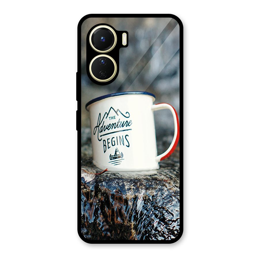 Adventure Begins Glass Back Case for Vivo Y56