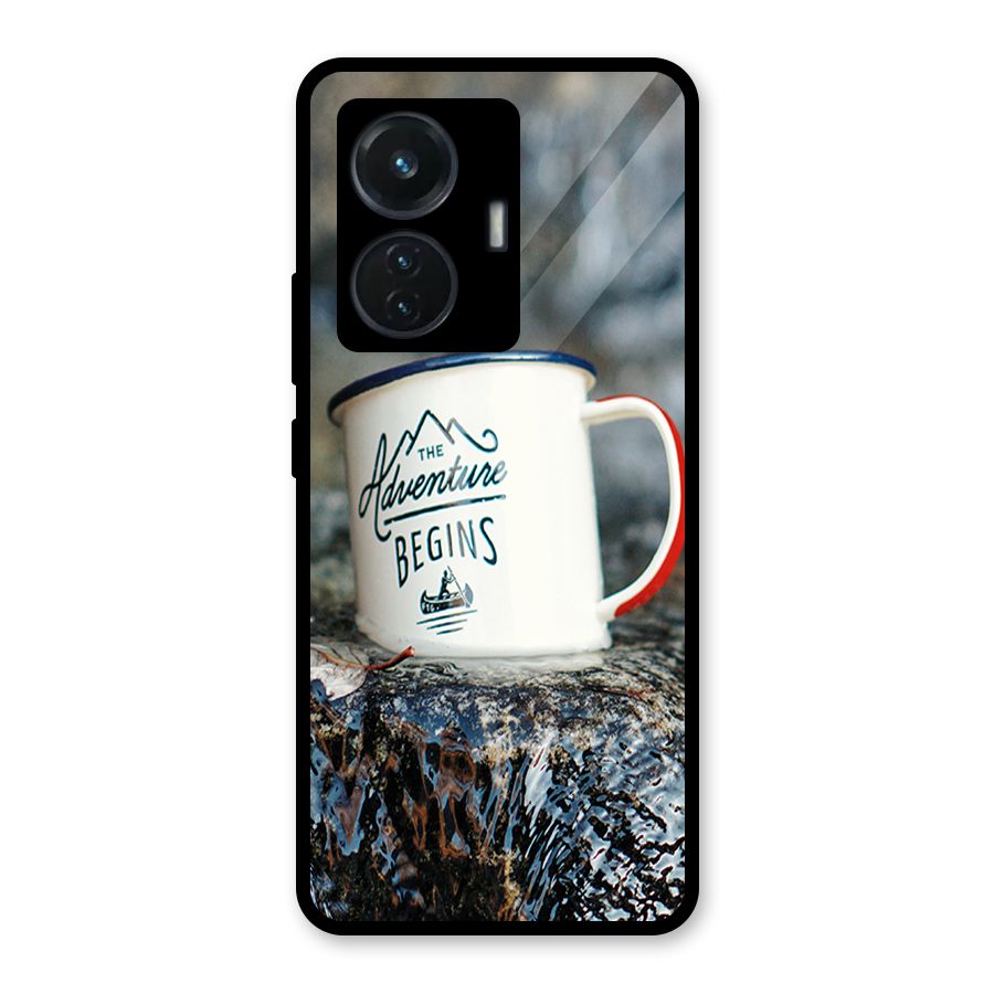 Adventure Begins Glass Back Case for iQOO Z6 44W