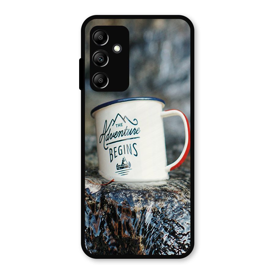 Adventure Begins Metal Back Case for Galaxy A14 5G
