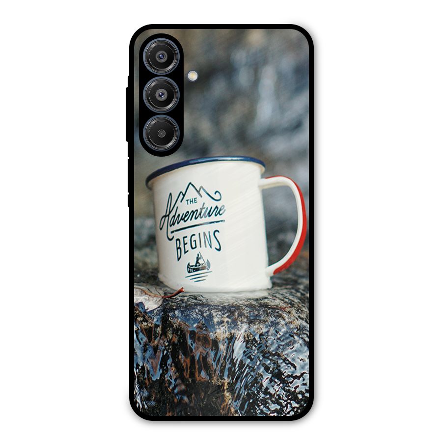 Adventure Begins Metal Back Case for Galaxy A16 5G