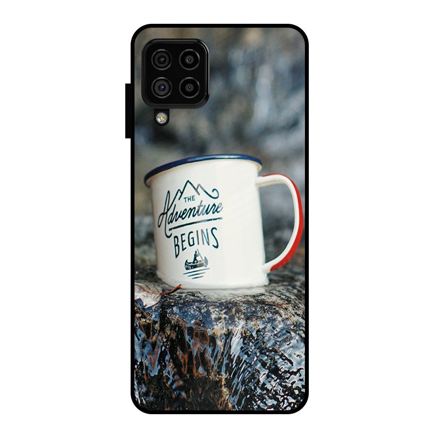 Adventure Begins Metal Back Case for Galaxy A22 4G